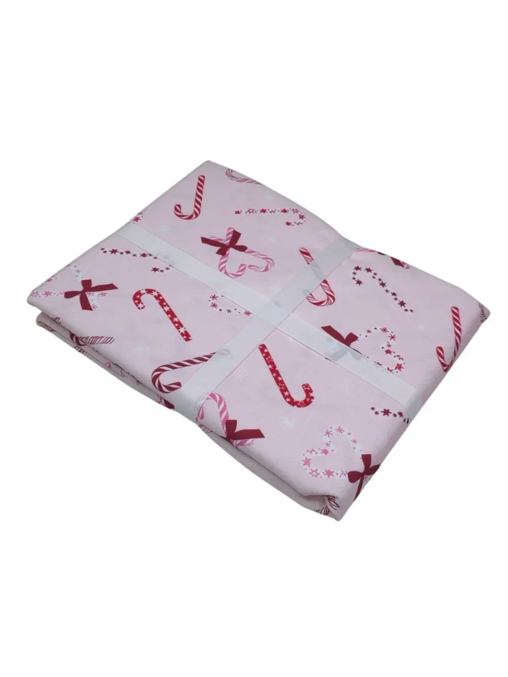 Laura Ashley Pink Peppermint Easy Care Tablecloth 60